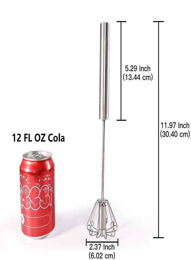 بيورابيل مضرب بيض بورابيل، مضرب يدوي من الفولاذ المقاوم للصدأ، أداة منزلية لخفق البيض، وخفق الحليب، وخلط وتقليب المكونات - أداة مطبخ للمزج والخفق والتقليب - Image 3